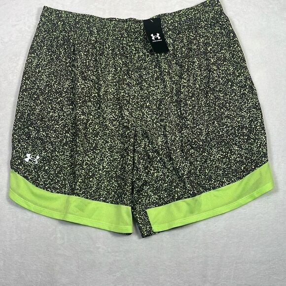 Under Armour Loose fit UA 9" Stretch Printed Training Shorts NWT Men's‎ 2XL - Picture 1 of 7